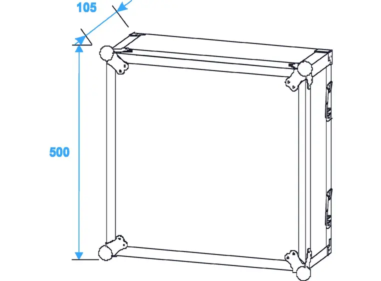 Amplifier rack PR-2, 10U 